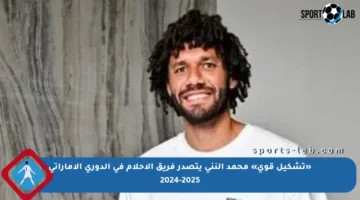 «تشكيل قوي» محمد النني يتصدر فريق الأحلام في الدوري الإماراتي 2024-2025